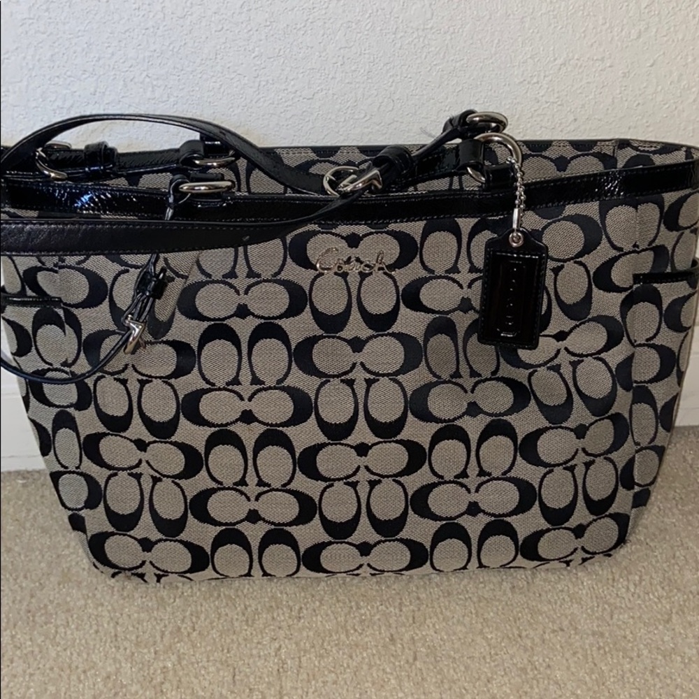 Coach black and grey purse. Open to offers!